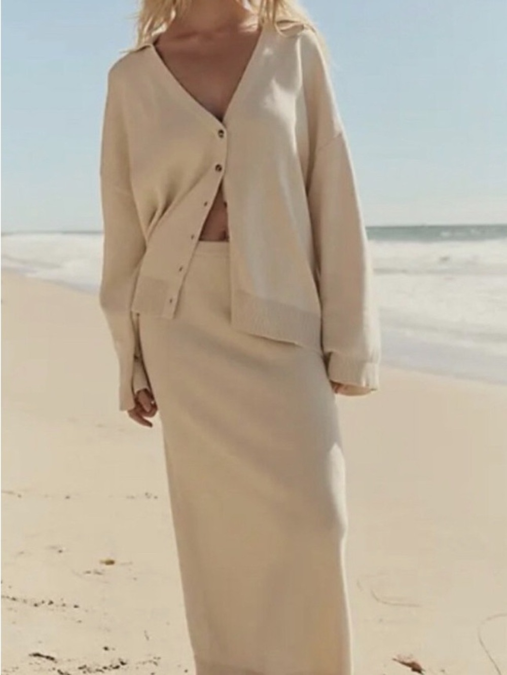 Free People Gwenna Sweater Skirt Set